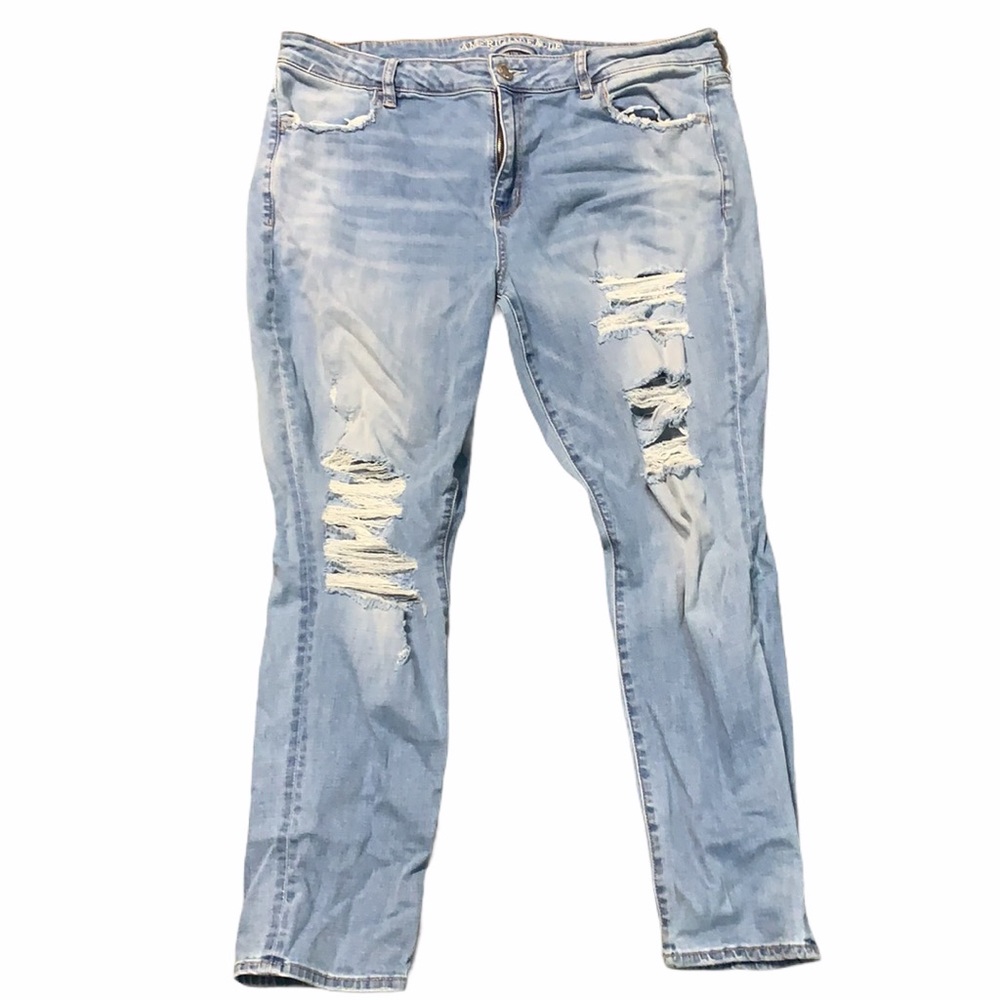 American Eagle Super Stretch Distressed Jeans